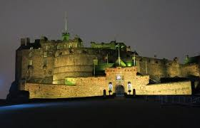Edinburgh Castle at night